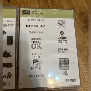 Designer Tee Stampin Up Set